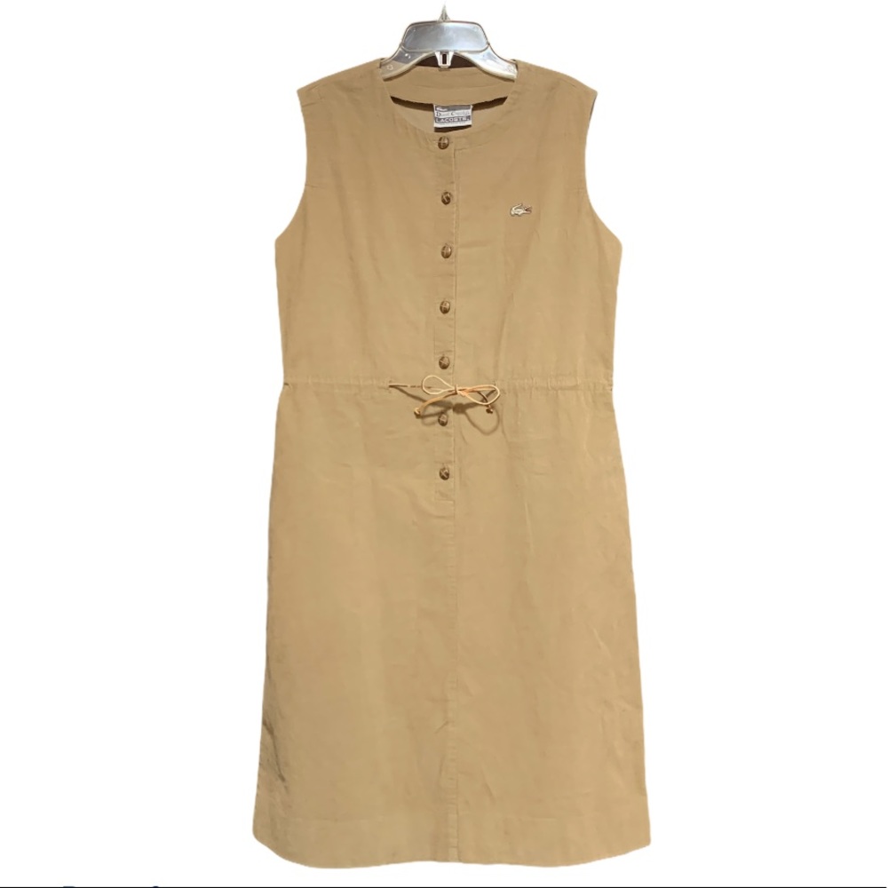 Vintage David Crystal Lacoste Corduroy  Dress 10